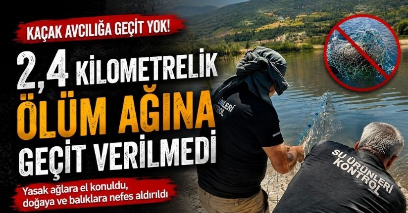 2,4 kilometrelik ölüm ağına geçit verilmedi