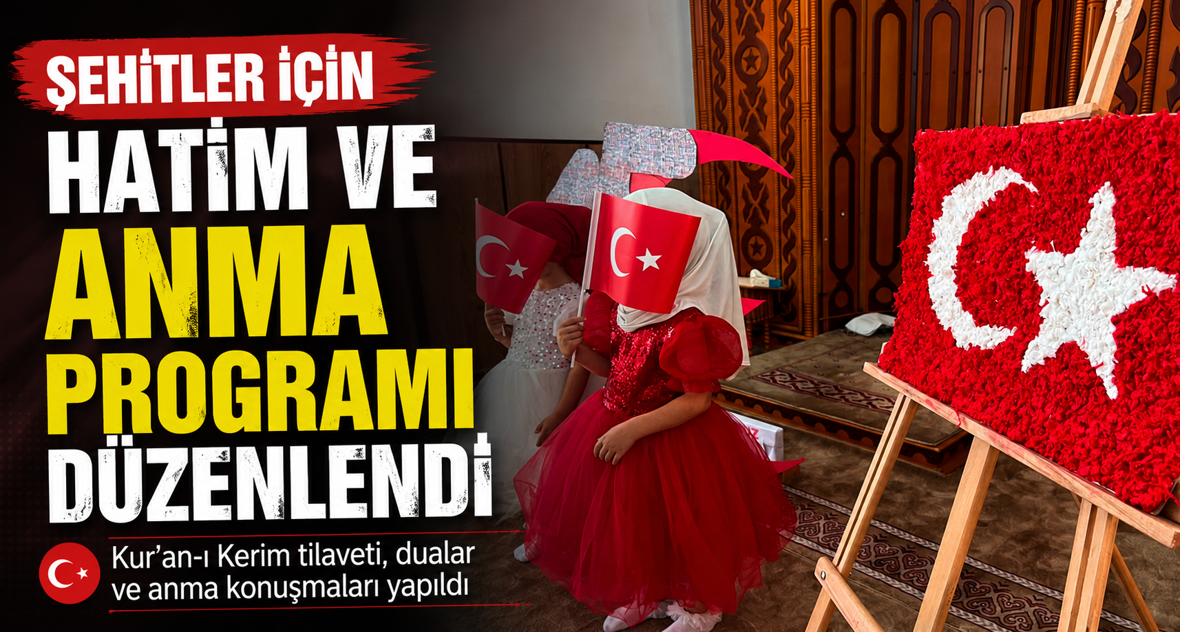 Şehitler İçin Hatim Ve Anma Programı Düzenlendi
