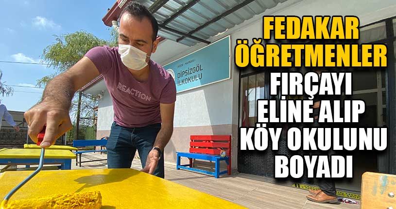 Fedakar Öğretmenler Kolları Sıvadı