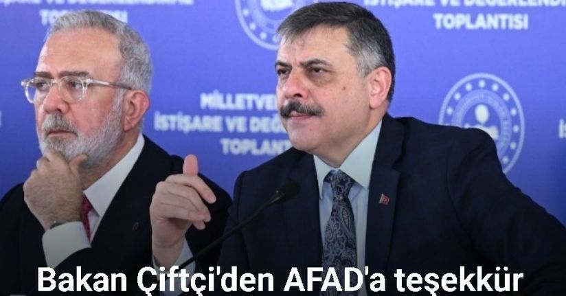 Bakan Çiftçi: 