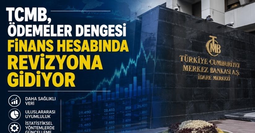 TCMB, ödemeler dengesi finans hesabında revizyona gidiyor
