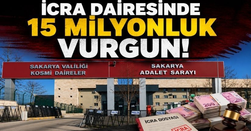 İcra dairesinde 15 milyonluk vurgun