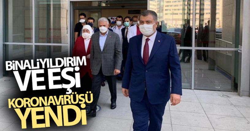 Binali Yıldırım ve eşi Semiha Yıldırım koronavirüsü yendi