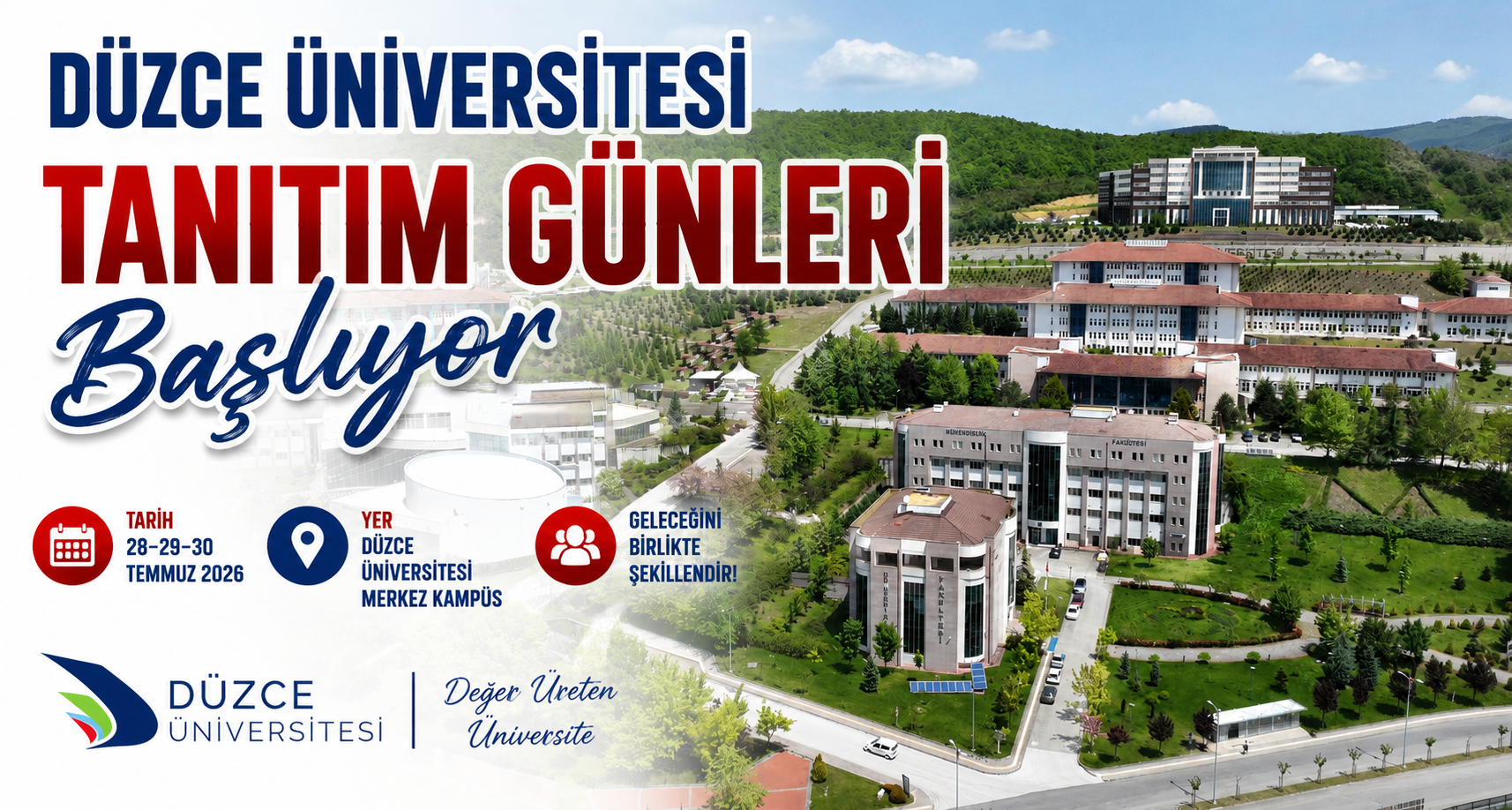 Düzce Üniversitesi Tanıtım Günleri Başlıyor