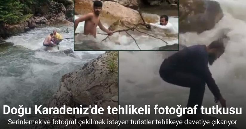 Arap turistlerin dere ve göl kenarındaki fotoğraf çekme merakı tatsız bitiyor