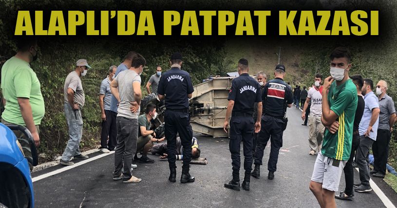 Alaplı’da patpat kazası: 1'i ağır, 3 yaralı