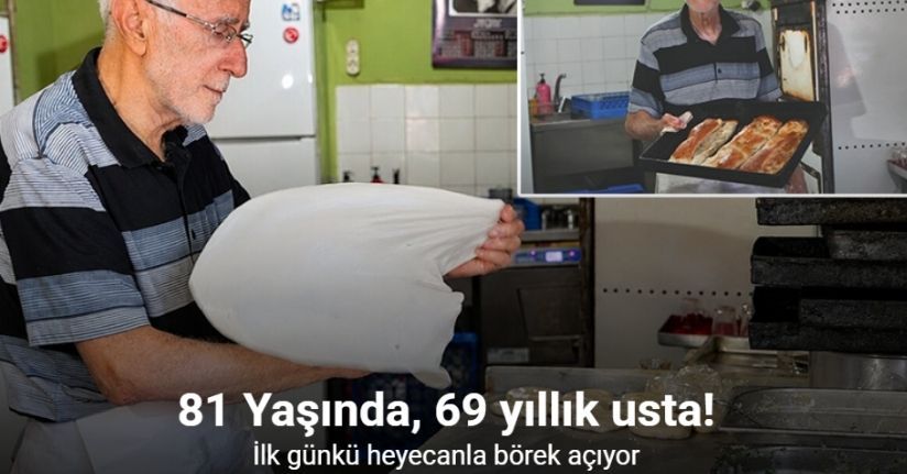 81 yaşında, 69 yıldır aynı tezgâhın başında!