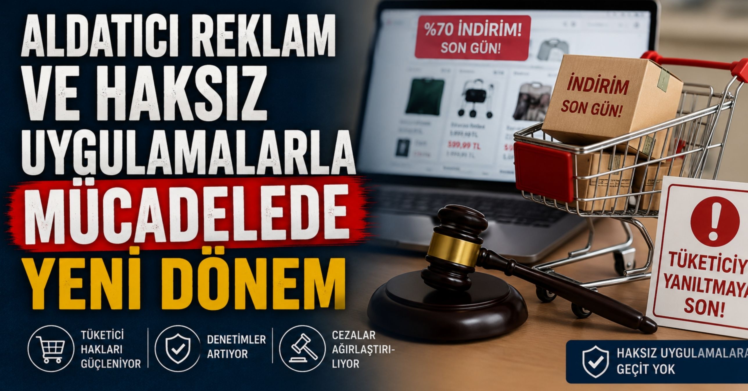 Aldatıcı reklam ve haksız uygulamalarla mücadelede yeni dönem