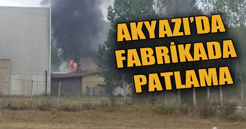 Akyazı'da fabrikanın kazan dairesinde patlama: 1’i ağır 2 işçi yaralı