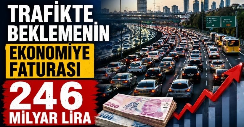 Trafikte Beklemenin Ekonomiye Faturası 246 Milyar Lira
