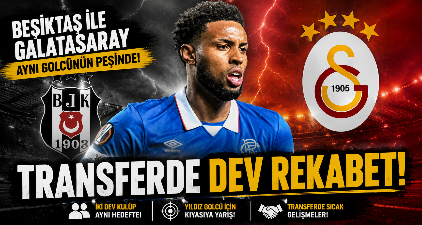 Beşiktaş ile Galatasaray aynı golcünün peşinde! Transferde dev rekabet
