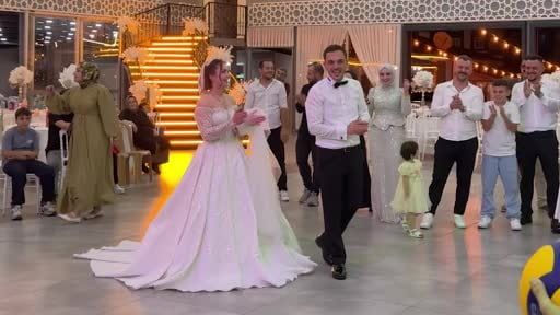 Böyle düğün ancak Rize’de olur