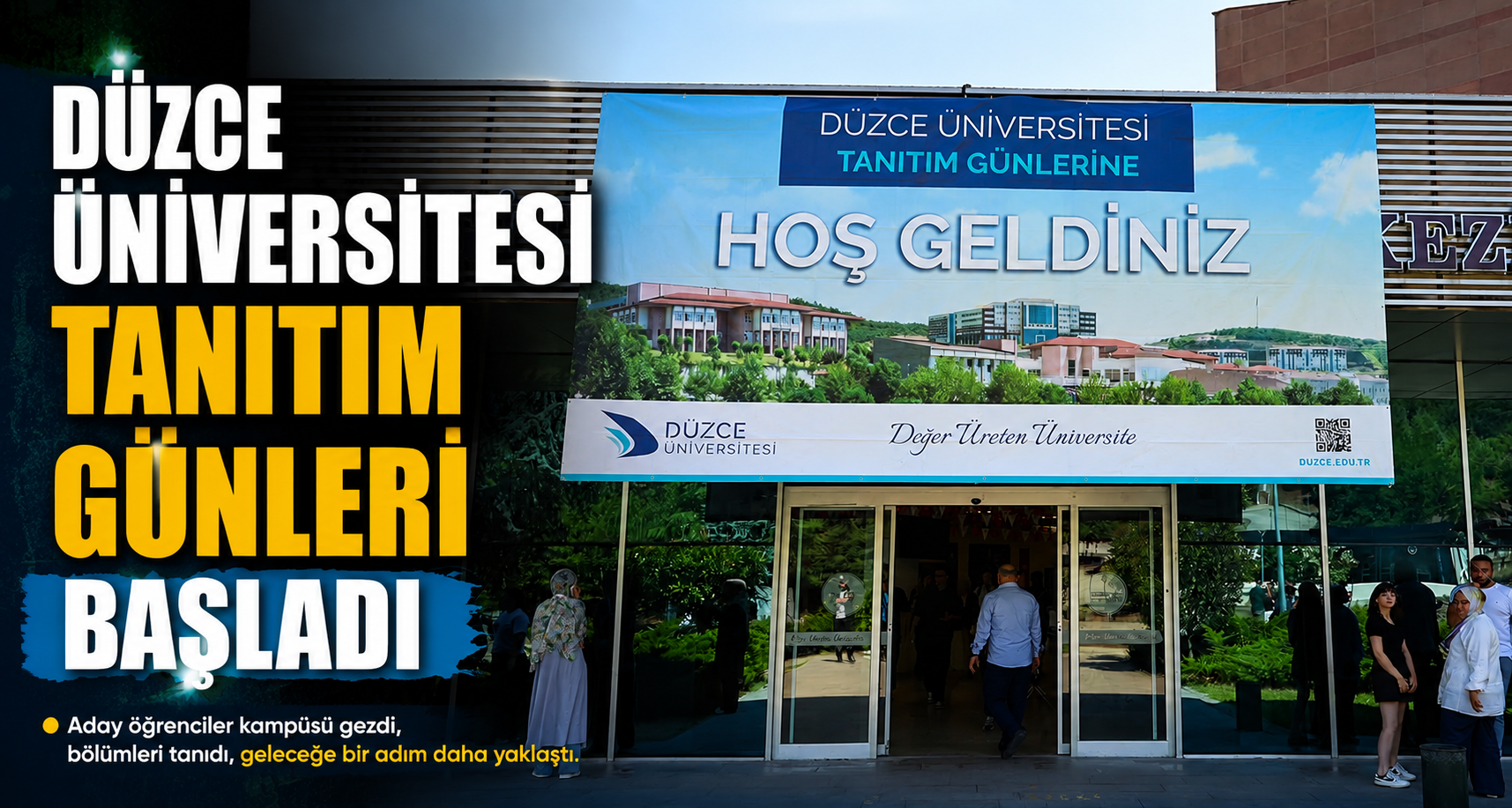 Düzce Üniversitesi tanıtım günleri başladı