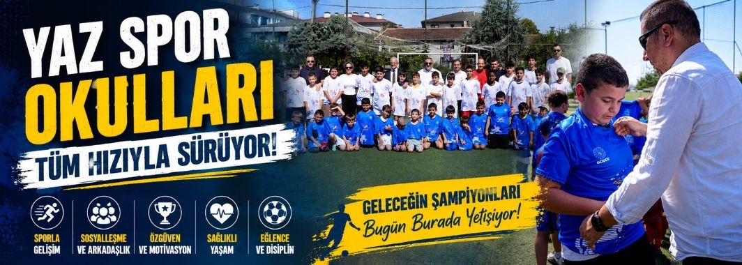 Yaz Spor Okulları Tüm Hızıyla Sürüyor
