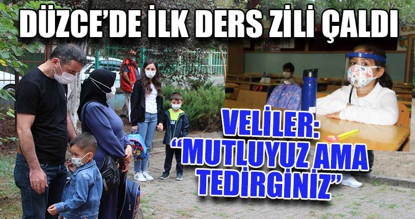 Düzce’de İlk Ders Zili Çaldı
