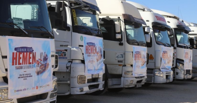 Türkiye’deki STK’lardan Lübnan’a 1,2 milyar TL değerinde insani yardım
