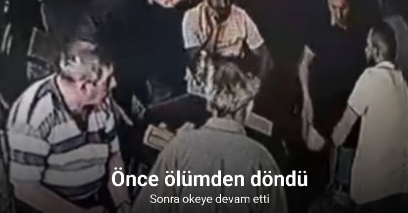 Önce ölümden döndü, sonra okeye devam etti