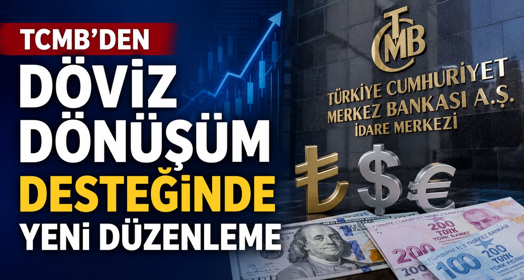 TCMB'den döviz dönüşüm desteğinde yeni düzenleme