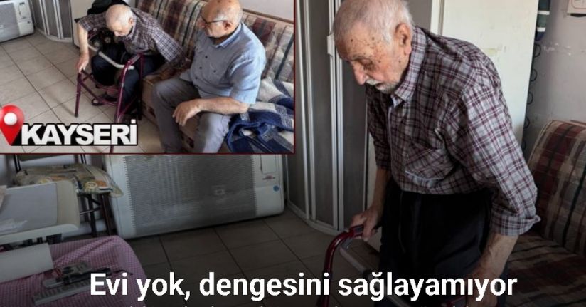 93 yaşında iş yerinde yaşıyor