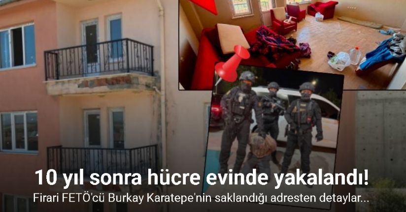 Cumhurbaşkanı Erdoğan’a suikast girişiminde bulunanlar arasındaki teröristin yakalandığı hücre evi görüntülendi