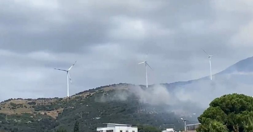 Narlı’daki yangınına havadan ve karadan müdahale ediliyor