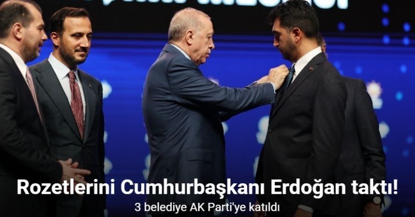 Tuzla, Çekmeköy ve Şile Belediye Başkanları AK Parti’ye katıldı