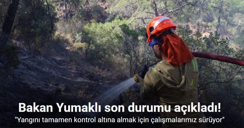 Bakan Yumaklı: 
