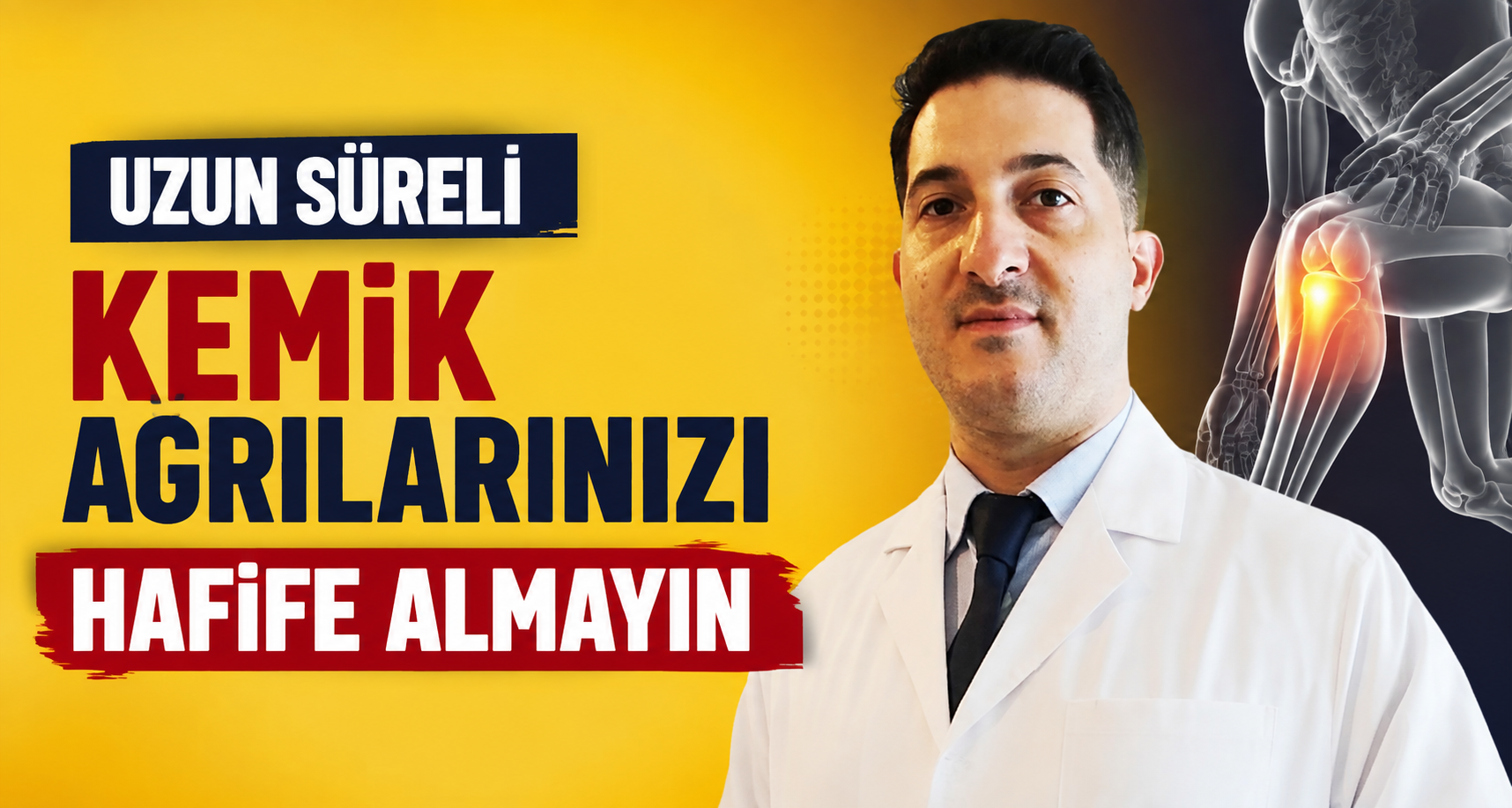 Uzun süreli kemik ağrılarınızı hafife almayın