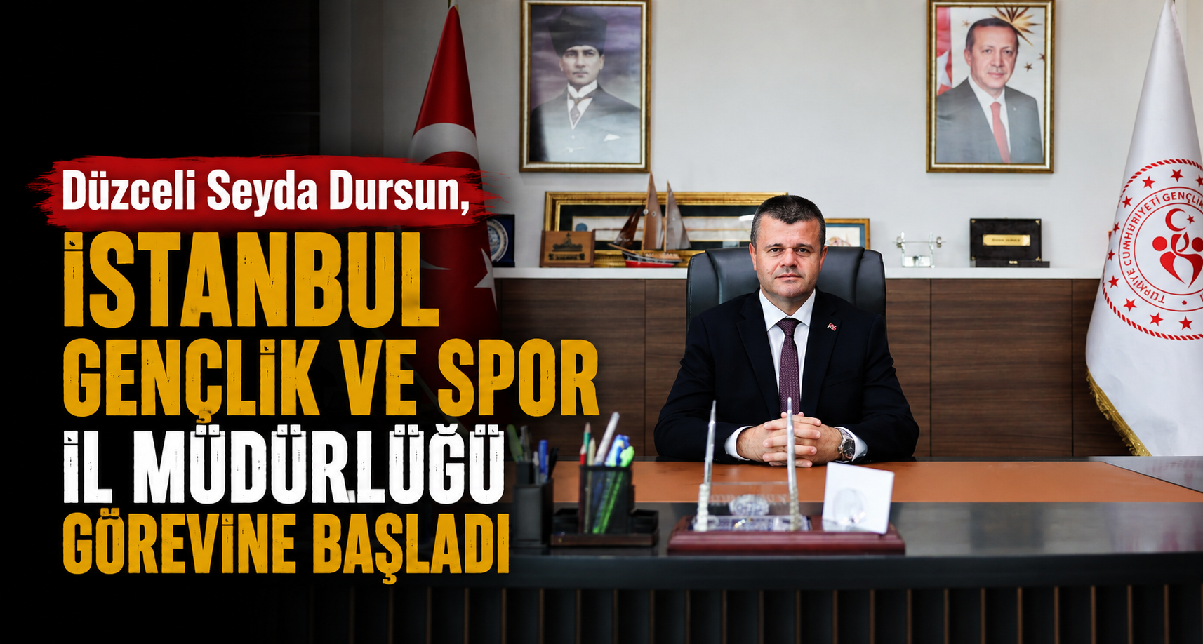 Düzceli Seyda Dursun, İstanbul Gençlik ve Spor İl Müdürlüğü Görevine Başladı