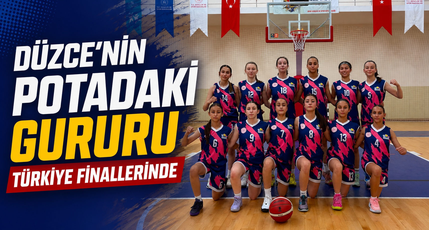 Düzce'nin potadaki gururu Türkiye finallerinde