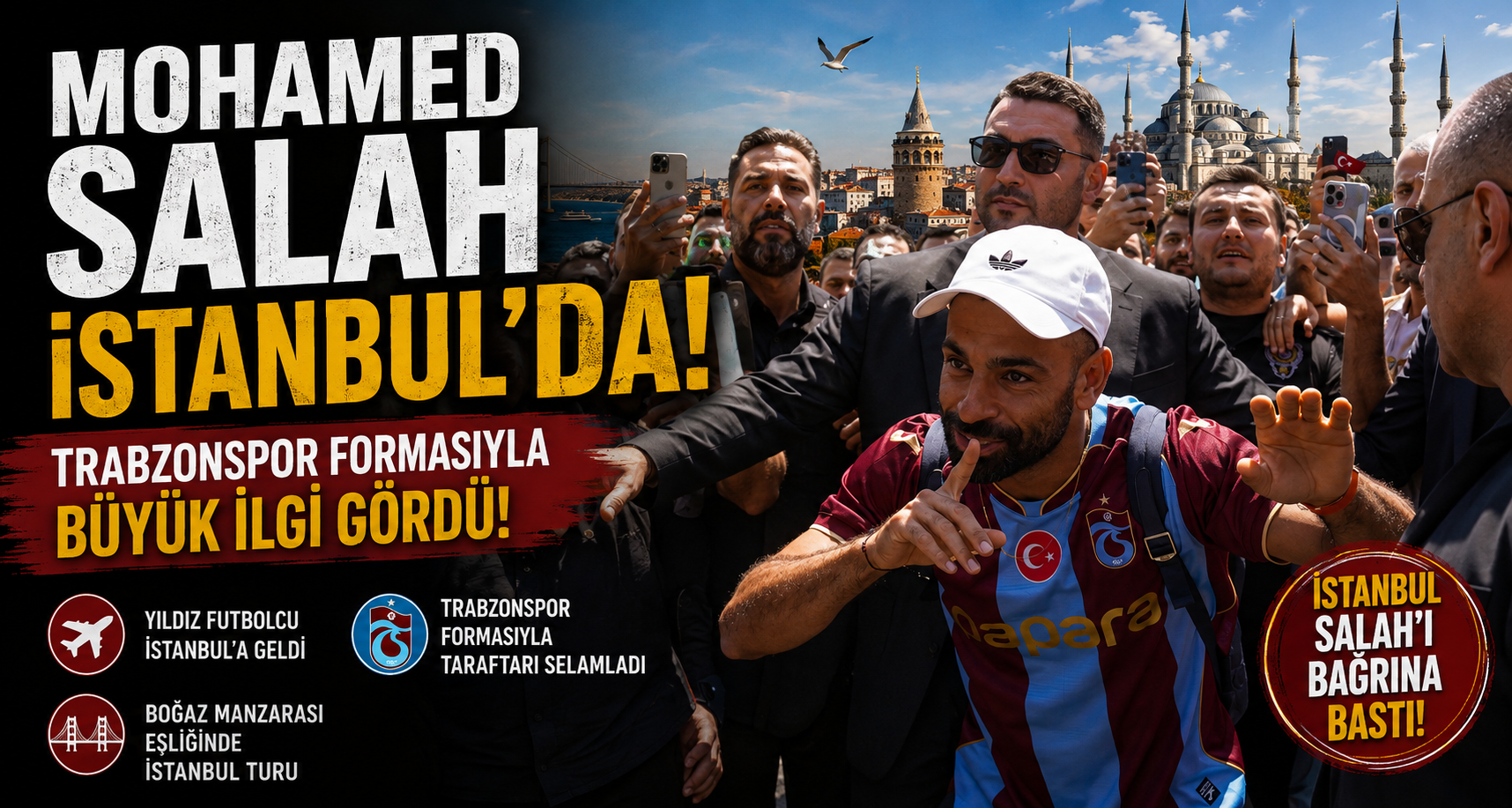 Mohamed Salah İstanbul'da