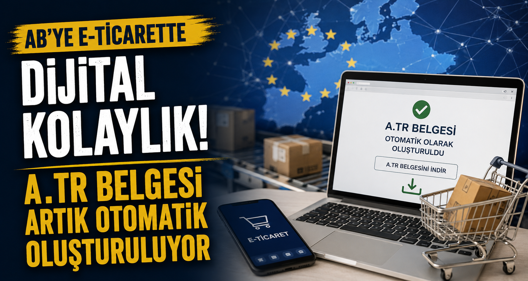 AB’ye e-ticarette dijital kolaylık: A.TR belgesi artık otomatik oluşturuluyor