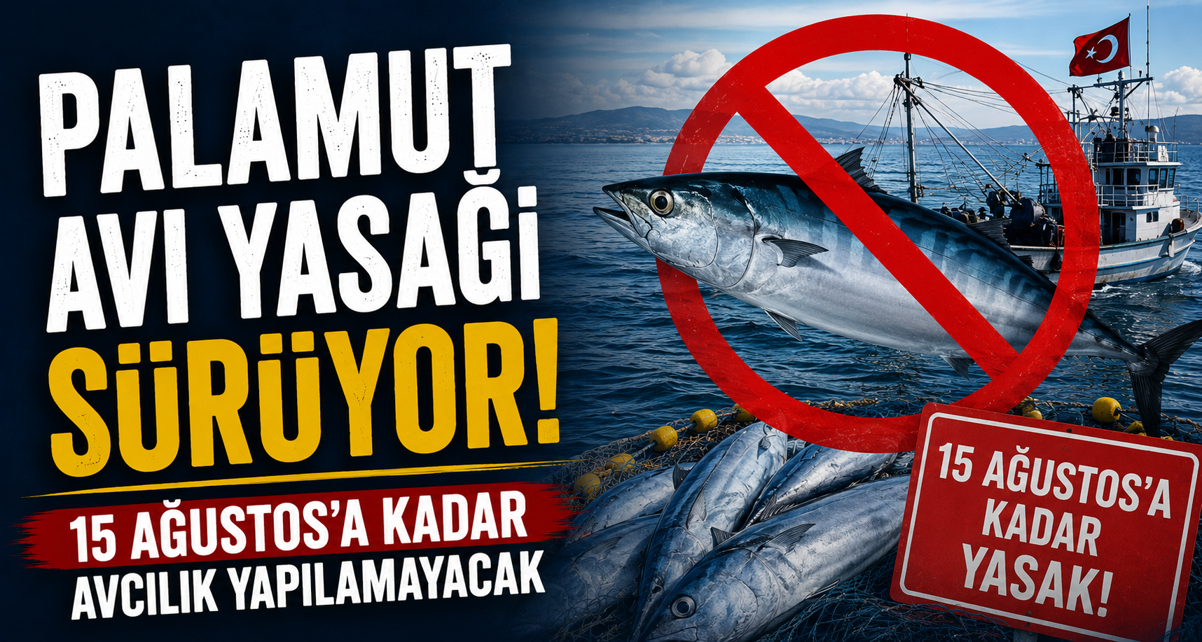 Palamut avı yasağı sürüyor: 15 Ağustos'a kadar avcılık yapılamayacak
