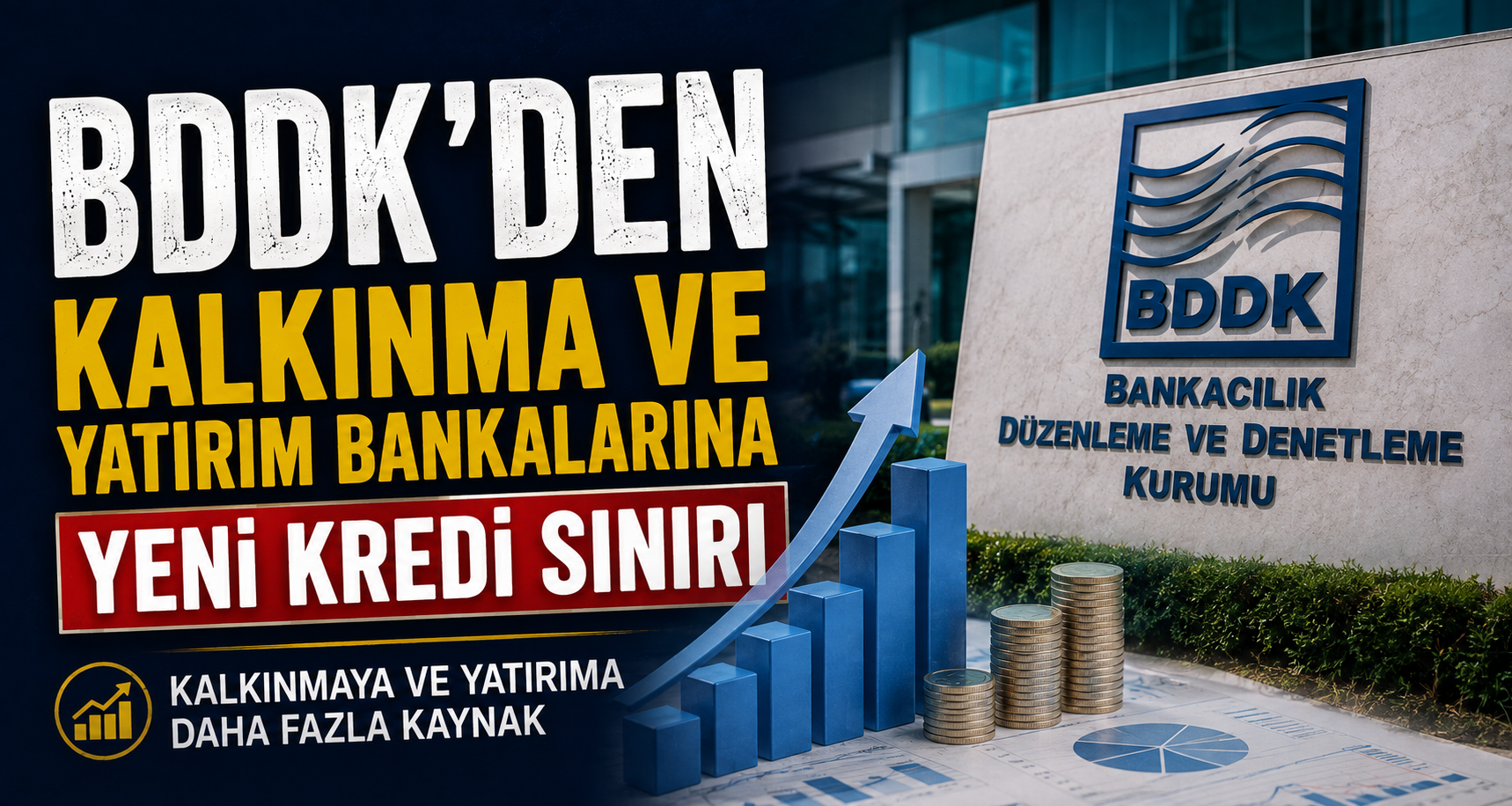 BDDK'den kalkınma ve yatırım bankalarına yeni kredi sınırı