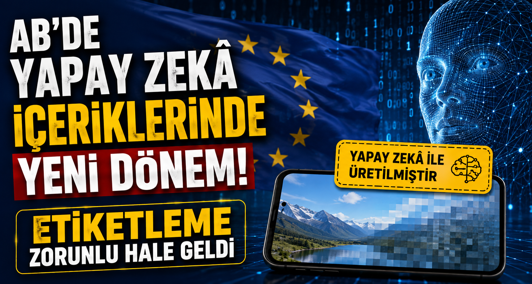 AB'de yapay zekâ içeriklerinde yeni dönem: Etiketleme zorunlu hale geldi