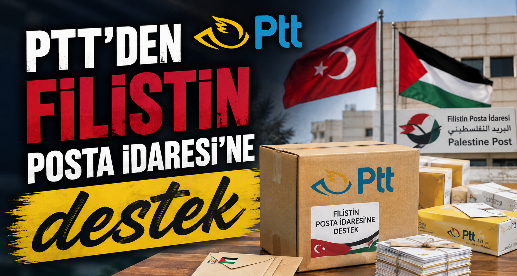 PTT’den Filistin Posta İdaresi’ne destek