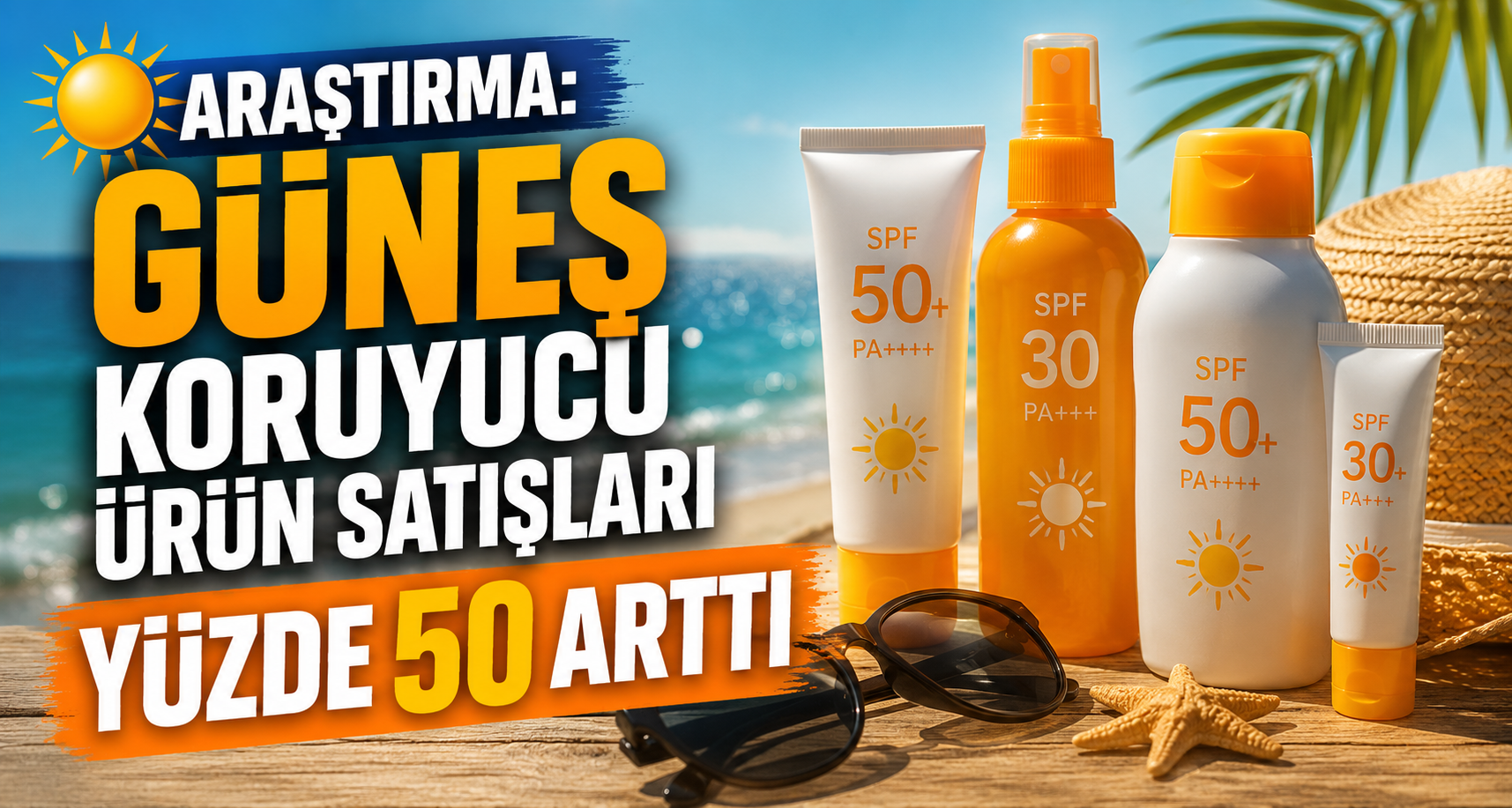 Araştırma: Güneş koruyucu ürün satışları yüzde 50 arttı