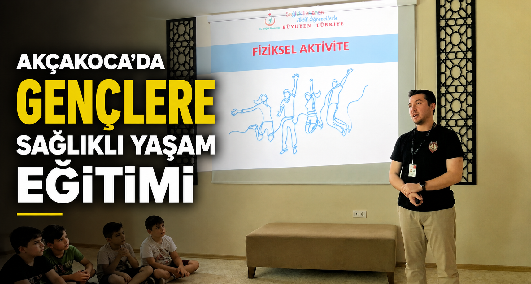 Akçakoca’da gençlere sağlıklı yaşam eğitimi