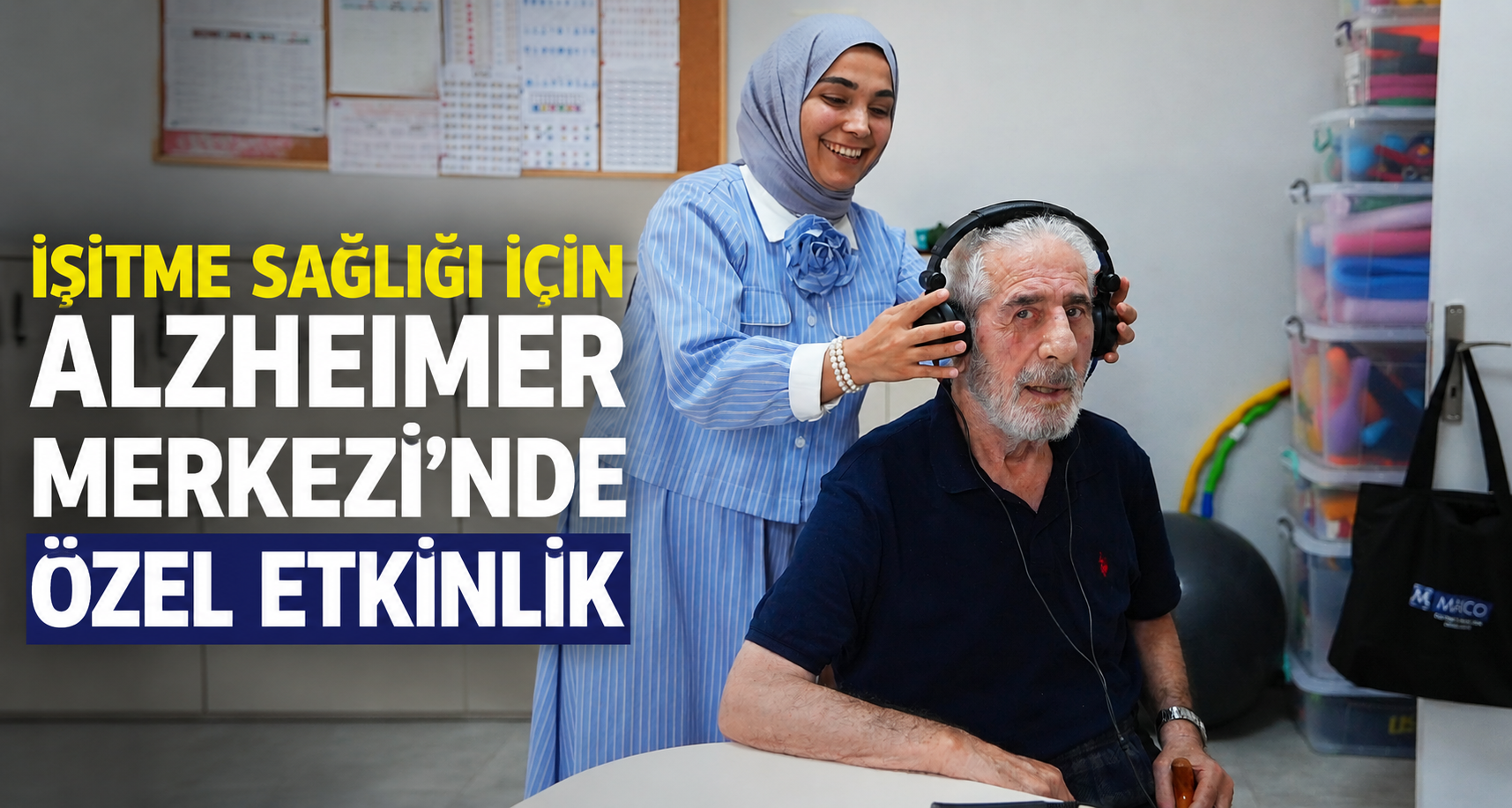 İşitme sağlığı için Alzheimer Merkezi’nde özel etkinlik
