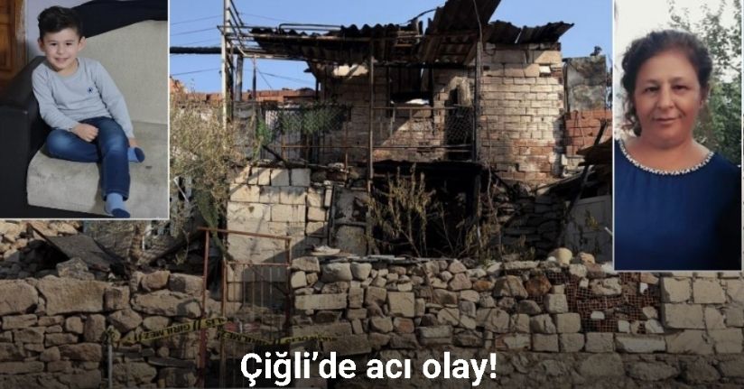 Çiğli’de acı olay: Anneanne ve torun yangında hayatını kaybetti