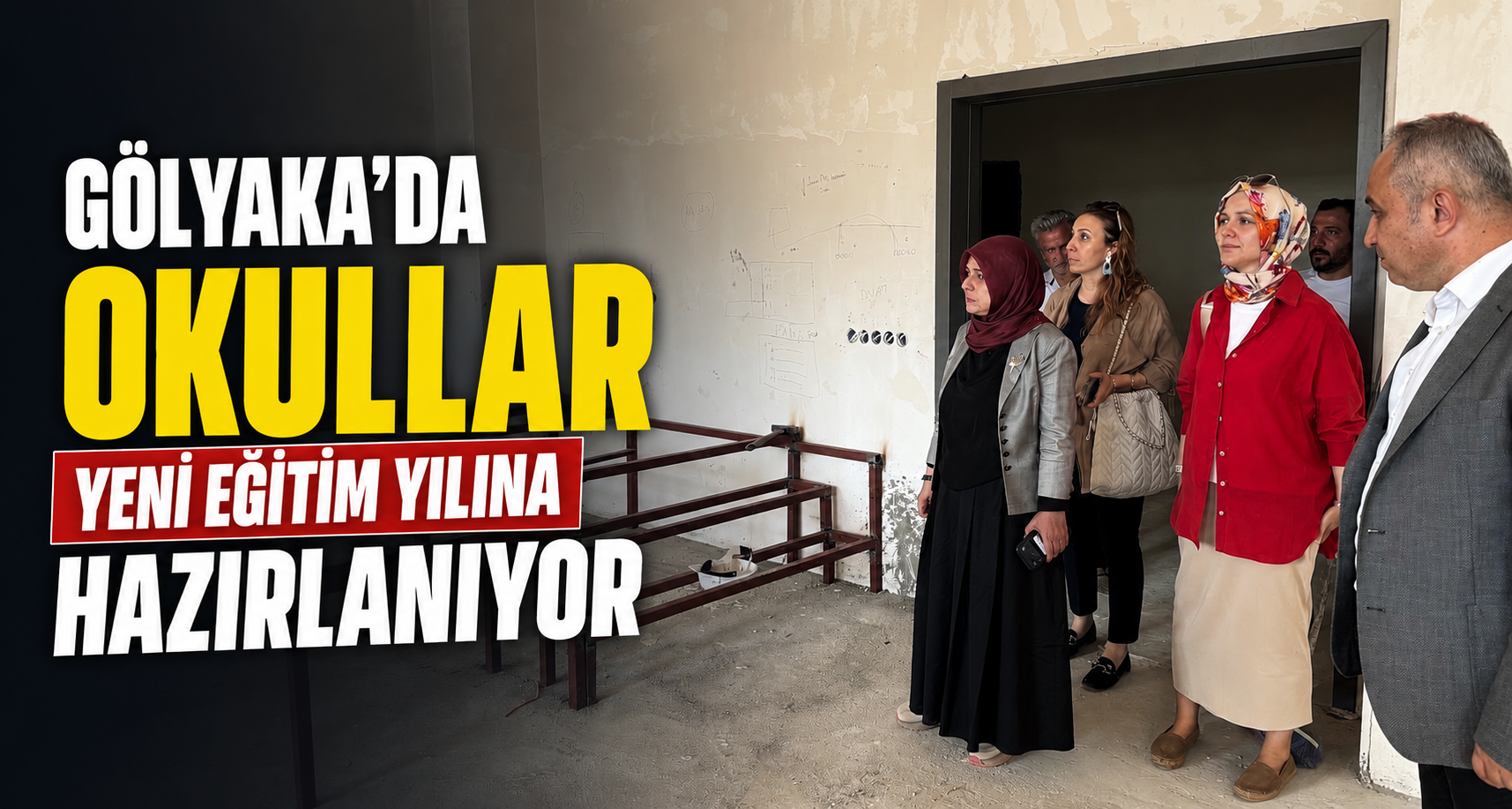 Gölyaka’da okullar yeni eğitim yılına hazırlanıyor