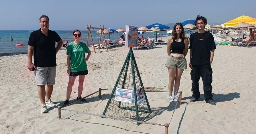 Caretta caretta’nın yuvası suyla doldu, 68 yumurta tek tek taşındı