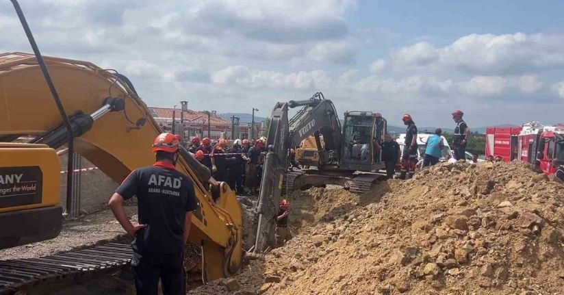 Tuzla’da bir işçi toprak altında kaldı