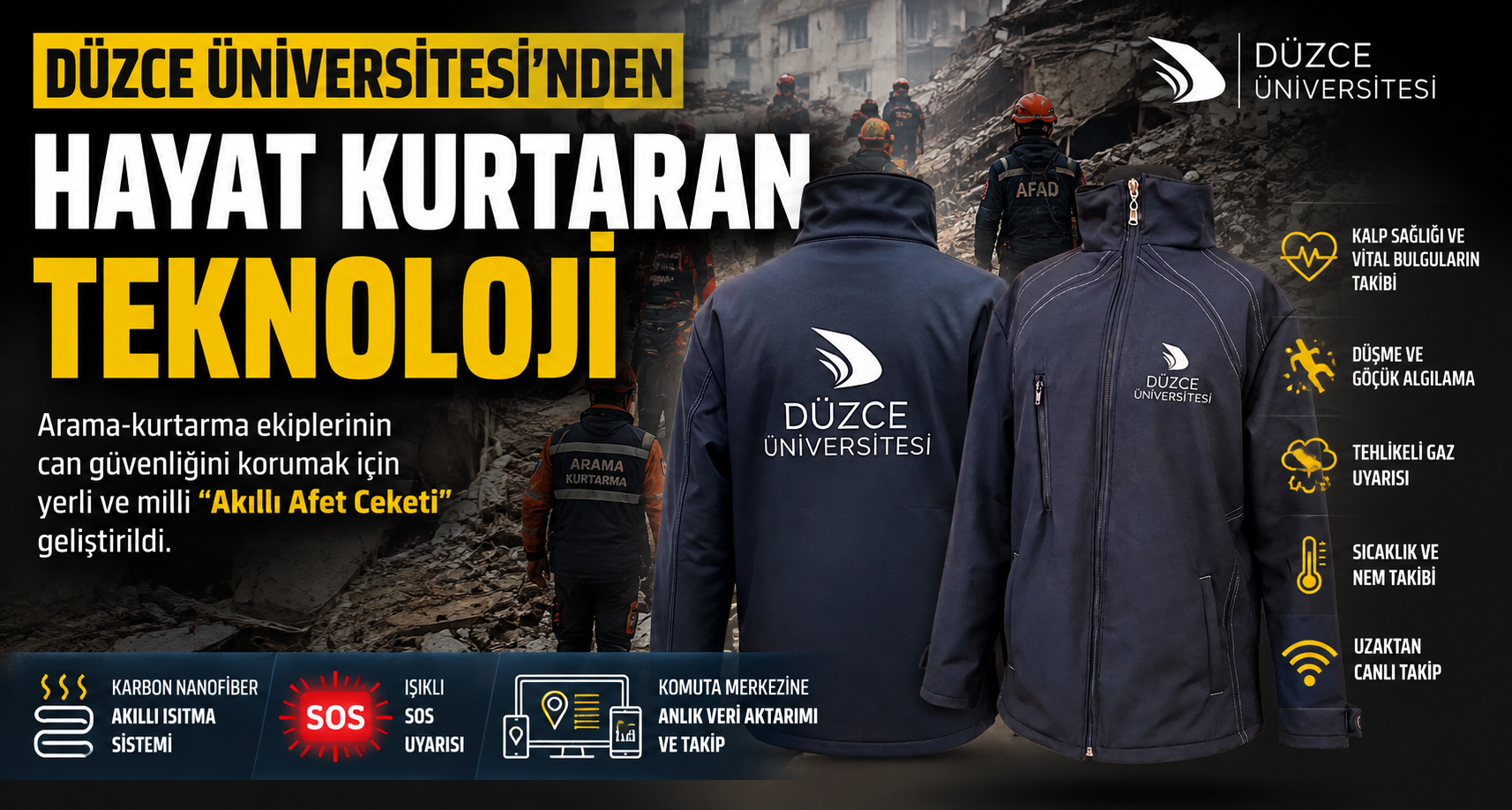 Düzce Üniversitesi’nden Hayat Kurtaran Teknoloji