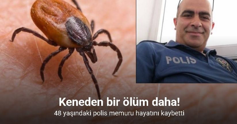 Kenenin ısırdığı polis memuru hayatını kaybetti