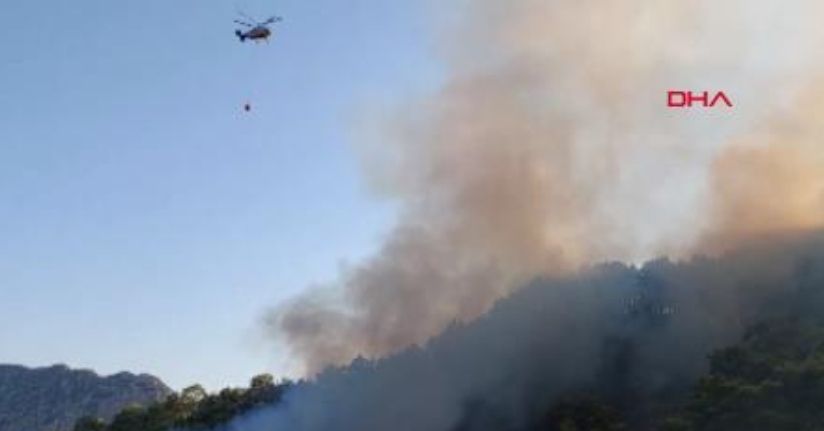 Antalya'daki orman yangını, 14 saat sonra kontrol altına alındı