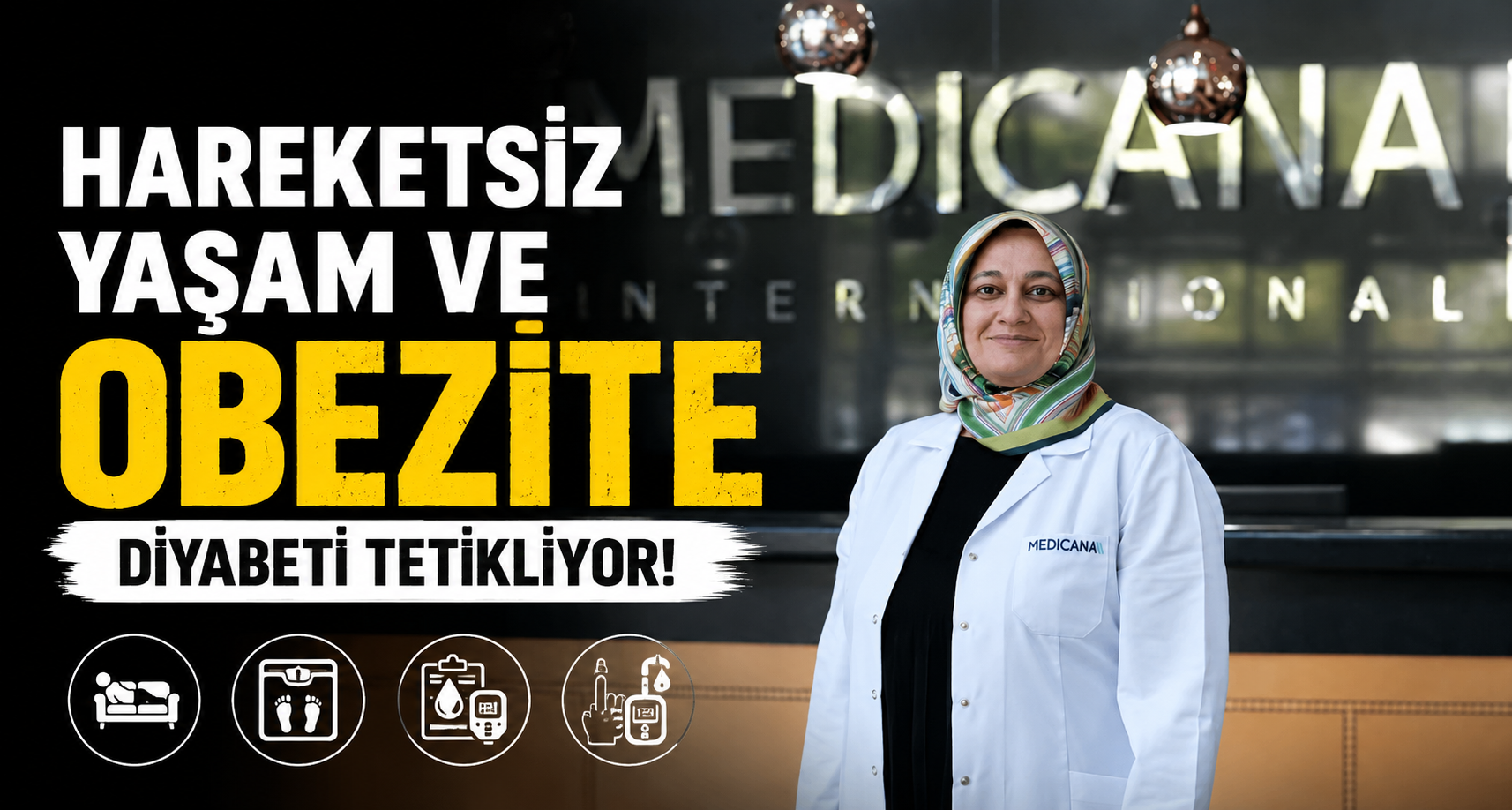Hareketsiz yaşam ve obezite diyabeti tetikliyor