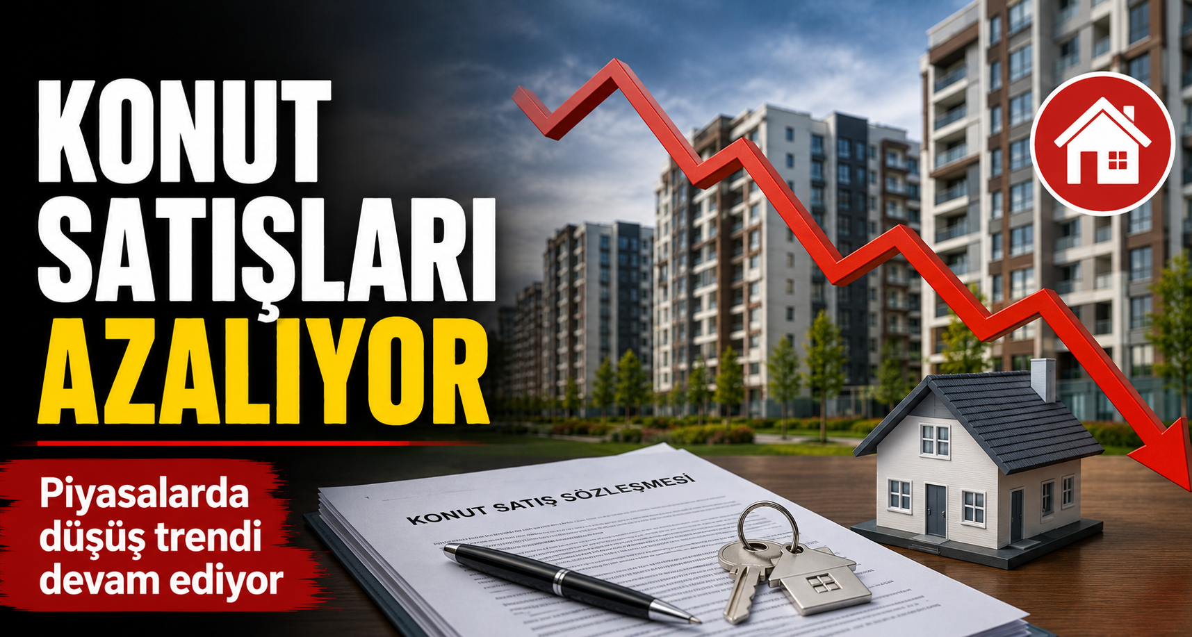 Konut Satışları Azalıyor