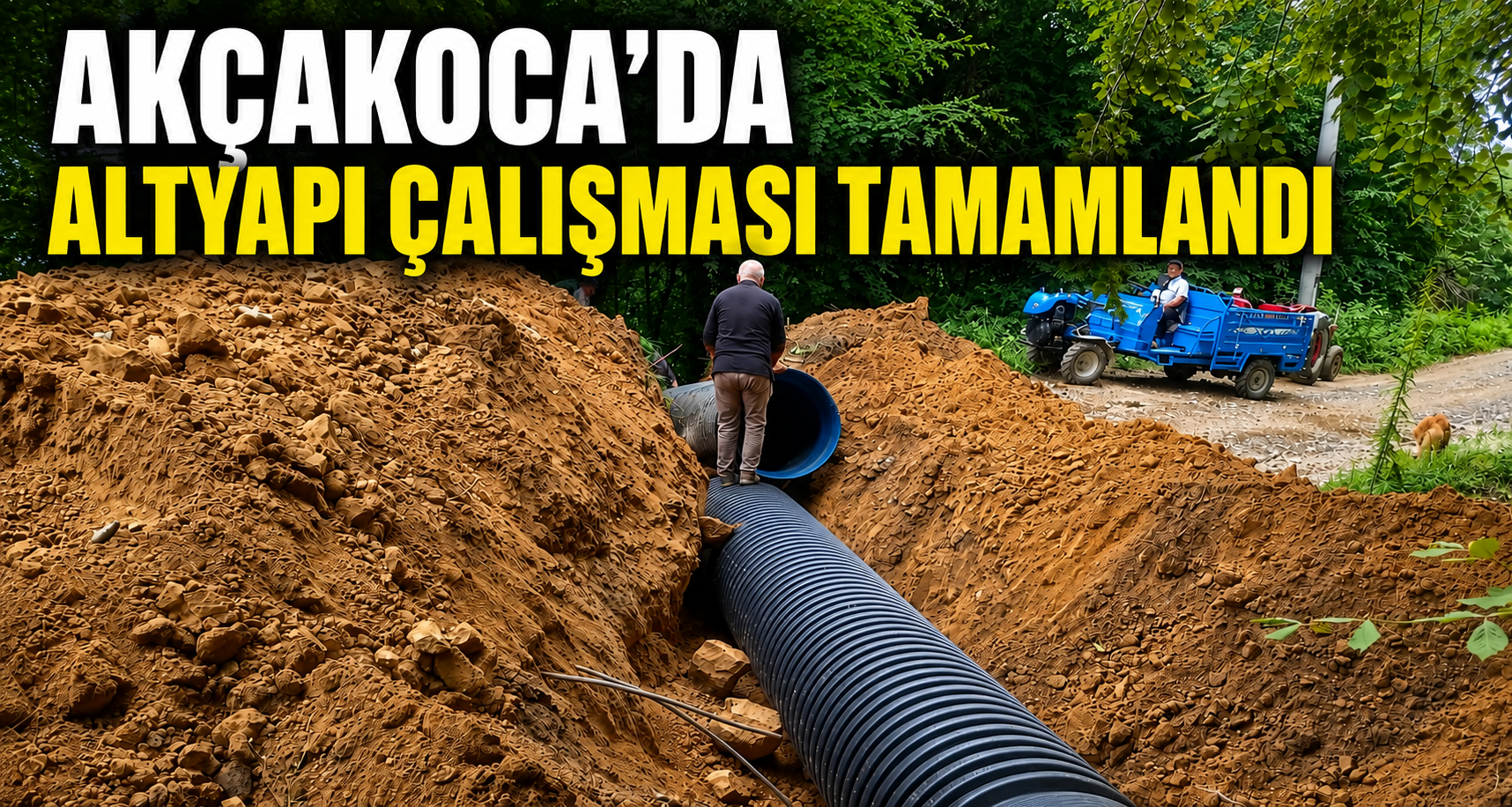 Akçakoca’da Altyapı Çalışması Tamamlandı