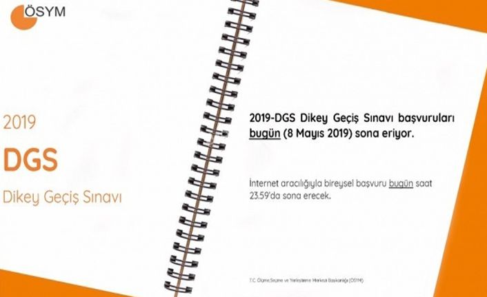 2019-DGS başvuruları için bugün son gün